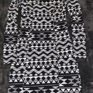 Nollie Geometric Bodycon Dress